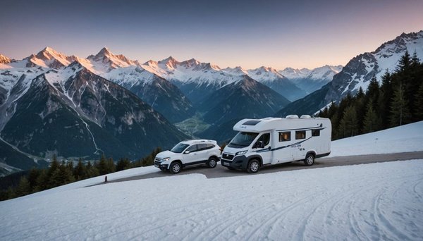 Découvrez le caravaneige au pied des pistes en savoie mont blanc