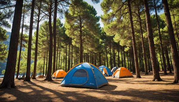 Camping pour amoureux de la nature sur la côte d'azur
