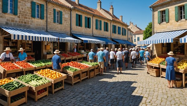 Les marchés vendéens à visiter près de saint-hilaire-de-riez